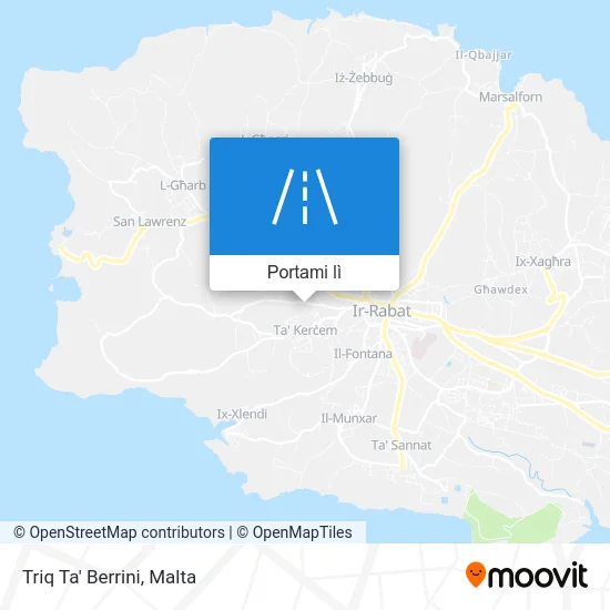 Mappa Triq Ta' Berrini