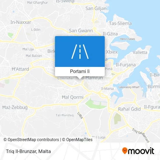 Mappa Triq Il-Brunzar