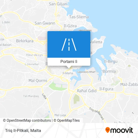 Mappa Triq Il-Pitkali