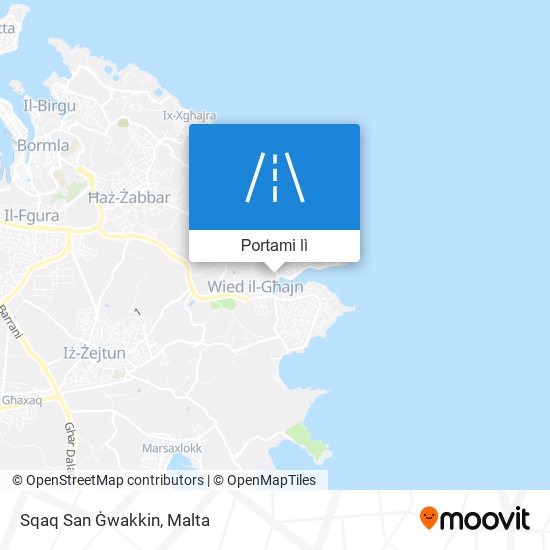 Mappa Sqaq San Ġwakkin