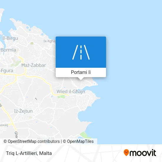 Mappa Triq L-Artillieri