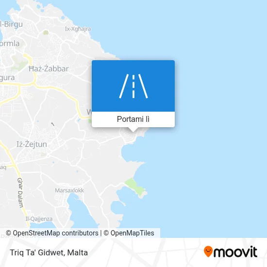 Mappa Triq Ta' Gidwet