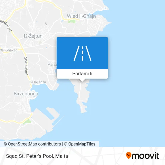 Mappa Sqaq St. Peter's Pool