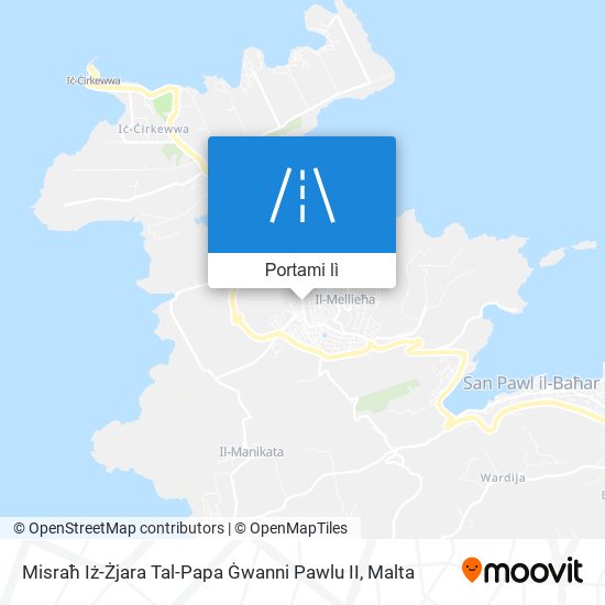 Mappa Misraħ Iż-Żjara Tal-Papa Ġwanni Pawlu II