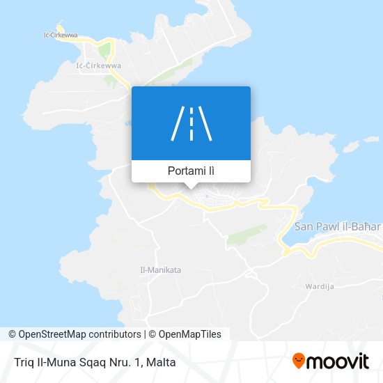 Mappa Triq Il-Muna Sqaq Nru. 1
