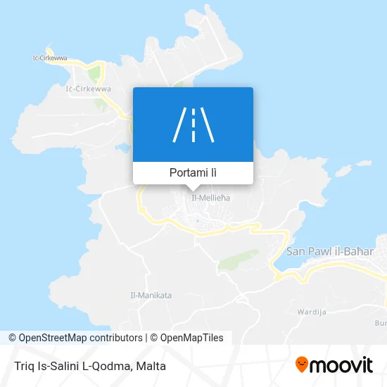 Mappa Triq Is-Salini L-Qodma