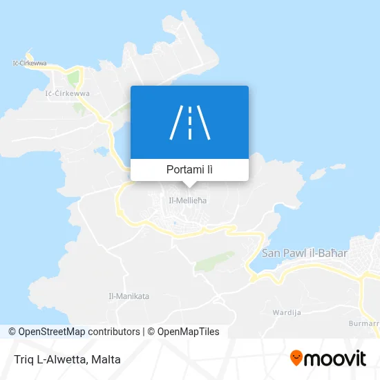 Mappa Triq L-Alwetta