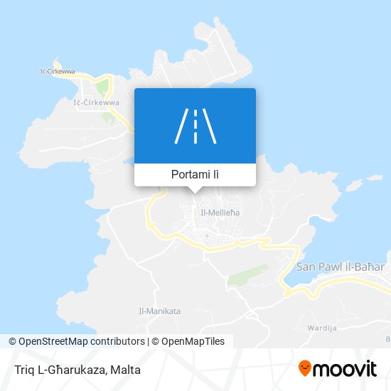 Mappa Triq L-Għarukaza