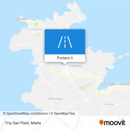 Mappa Triq San Pawl