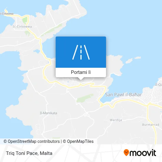 Mappa Triq Toni Pace