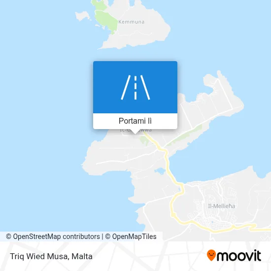 Mappa Triq Wied Musa