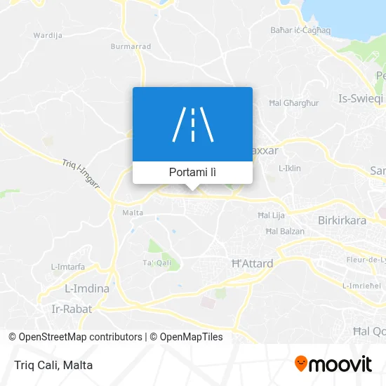 Mappa Triq Cali