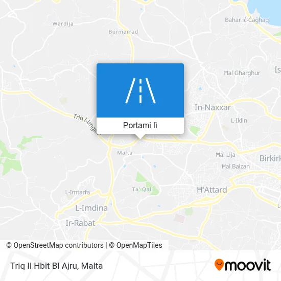 Mappa Triq Il Hbit Bl Ajru