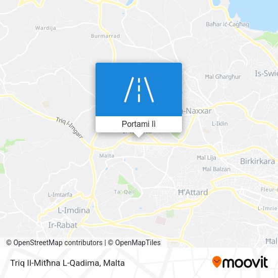 Mappa Triq Il-Mitħna L-Qadima