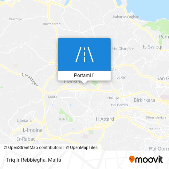 Mappa Triq Ir-Rebbiegħa