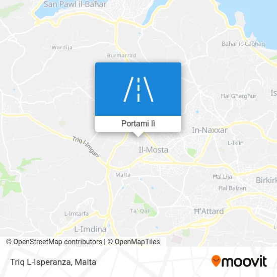 Mappa Triq L-Isperanza