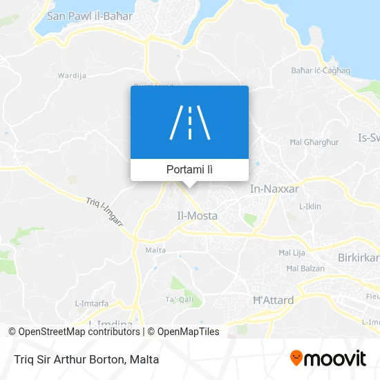 Mappa Triq Sir Arthur Borton