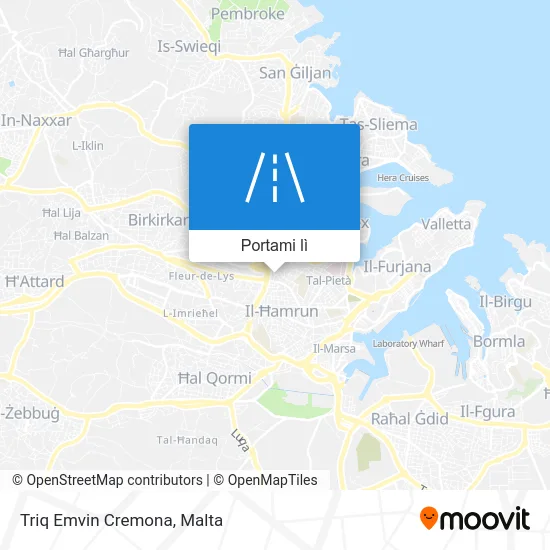 Mappa Triq Emvin Cremona