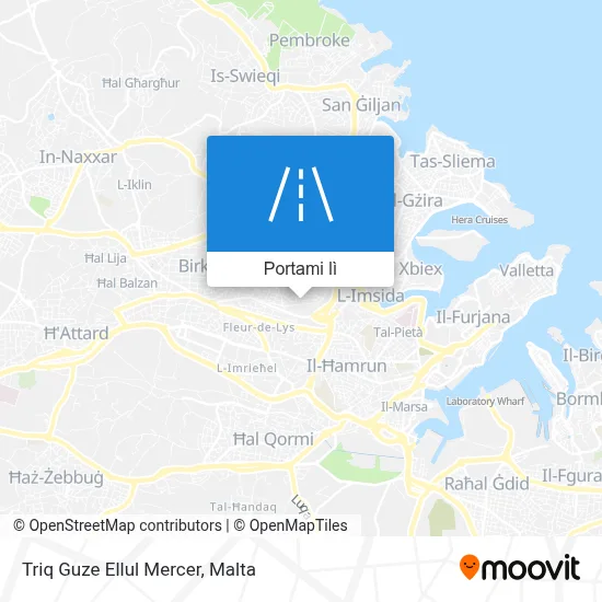 Mappa Triq Guze Ellul Mercer