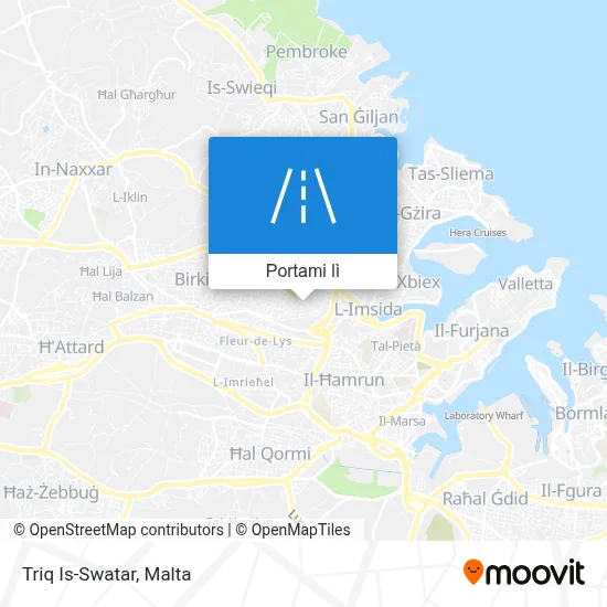 Mappa Triq Is-Swatar