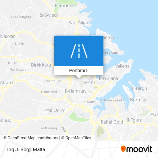 Mappa Triq J. Borg