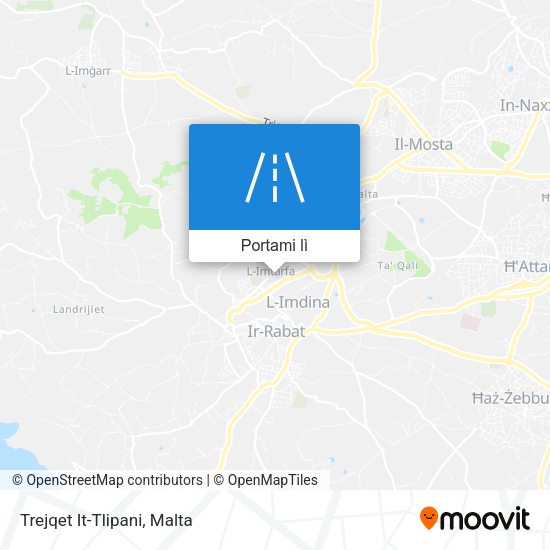 Mappa Trejqet It-Tlipani