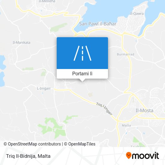 Mappa Triq Il-Bidnija