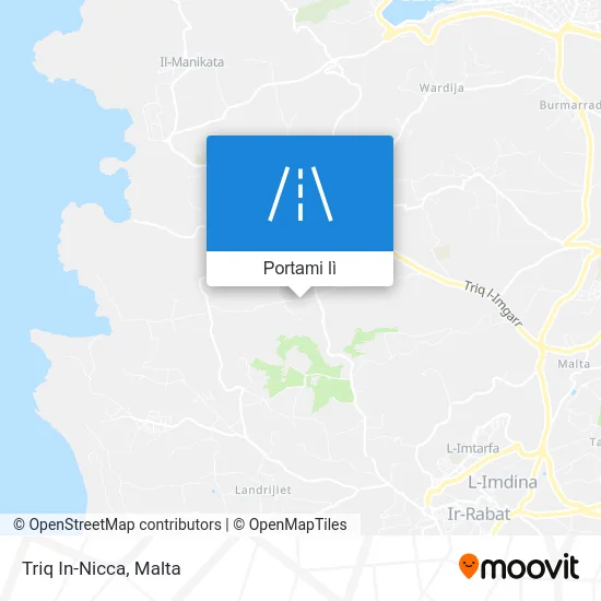 Mappa Triq In-Nicca