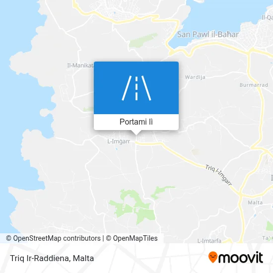Mappa Triq Ir-Raddiena