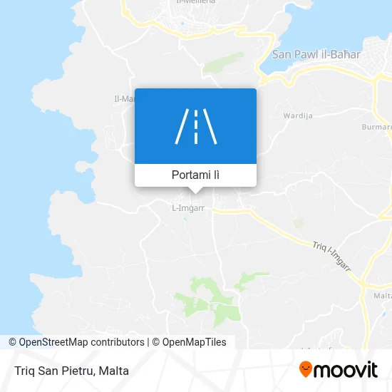 Mappa Triq San Pietru