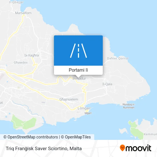 Mappa Triq Franġisk Saver Sciortino