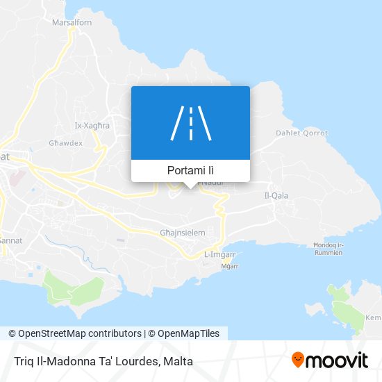 Mappa Triq Il-Madonna Ta' Lourdes