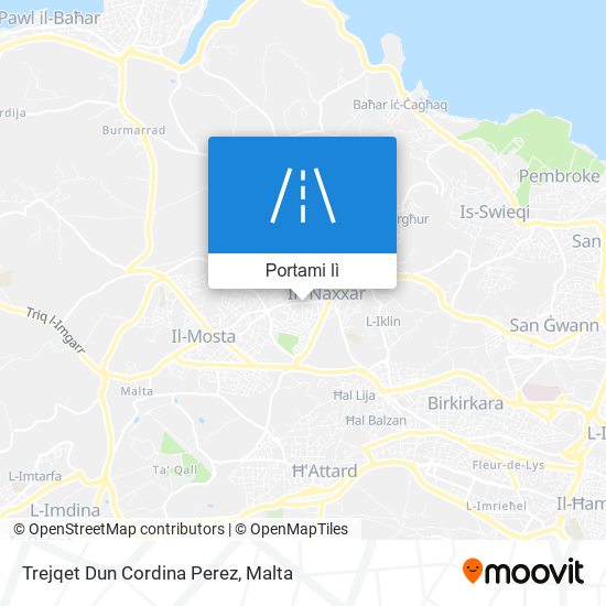 Mappa Trejqet Dun Cordina Perez