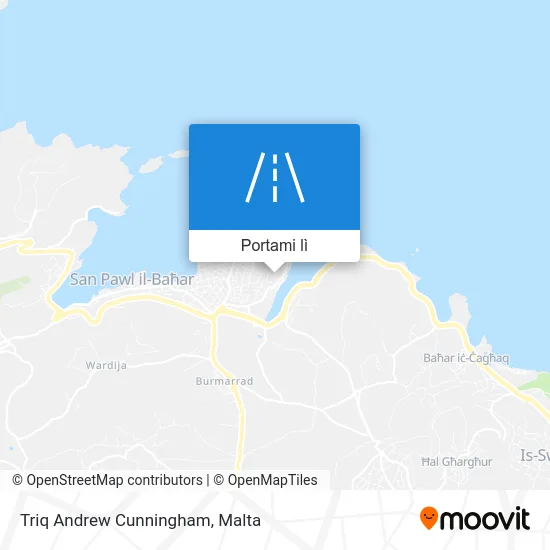 Mappa Triq Andrew Cunningham