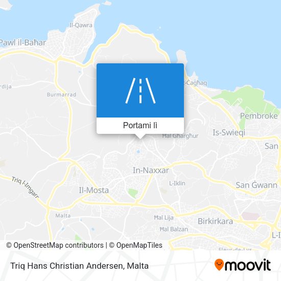 Mappa Triq Hans Christian Andersen