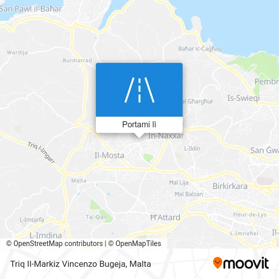 Mappa Triq Il-Markiz Vincenzo Bugeja