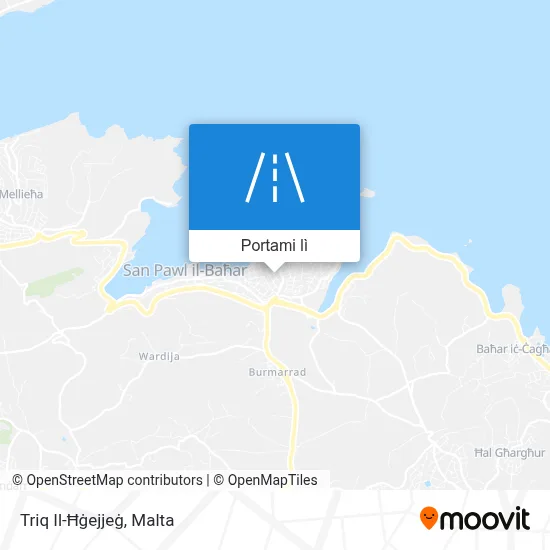 Mappa Triq Il-Ħġejjeġ