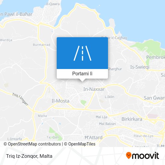 Mappa Triq Iz-Zonqor
