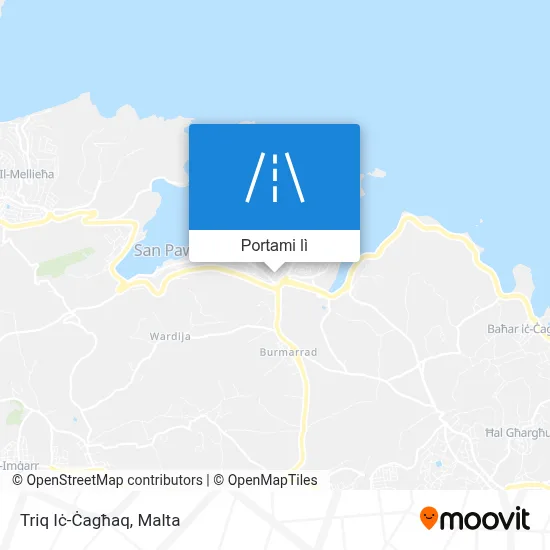 Mappa Triq Iċ-Ċagħaq