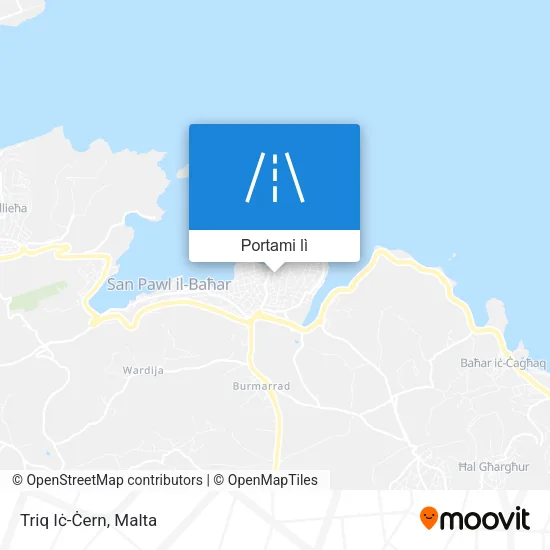 Mappa Triq Iċ-Ċern