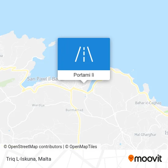 Mappa Triq L-Iskuna