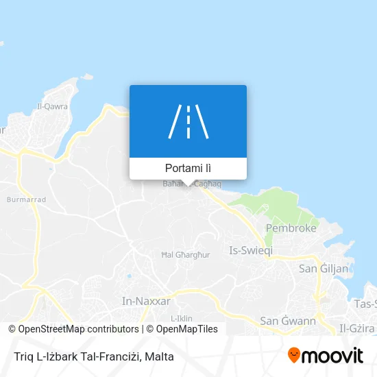 Mappa Triq L-Iżbark Tal-Franciżi