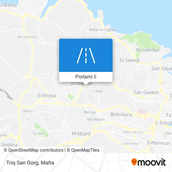 Mappa Triq San Gorg