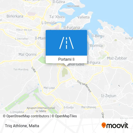 Mappa Triq Athlone