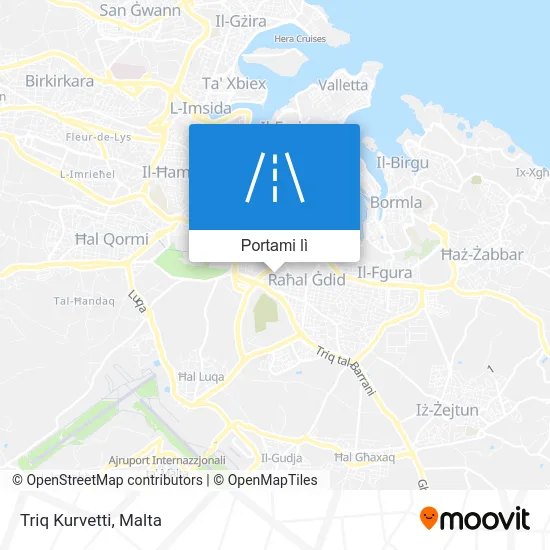 Mappa Triq Kurvetti