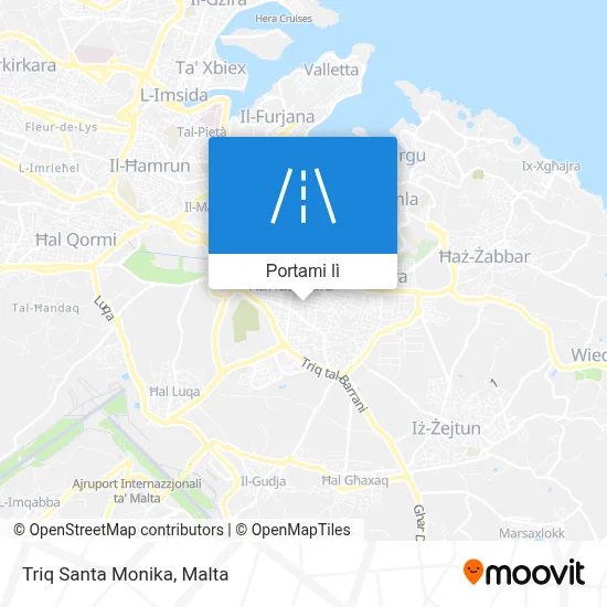 Mappa Triq Santa Monika
