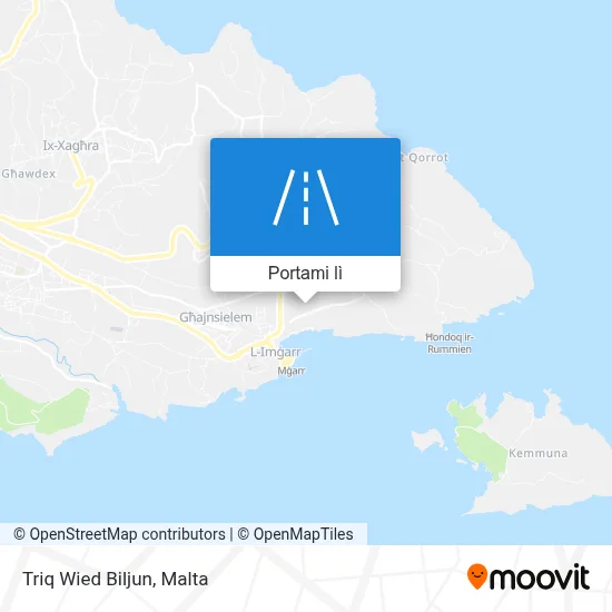 Mappa Triq Wied Biljun