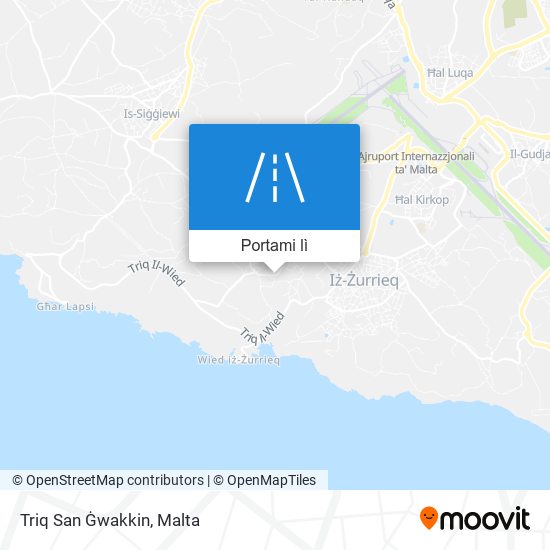 Mappa Triq San Ġwakkin