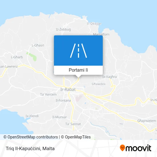 Mappa Triq Il-Kapuċċini