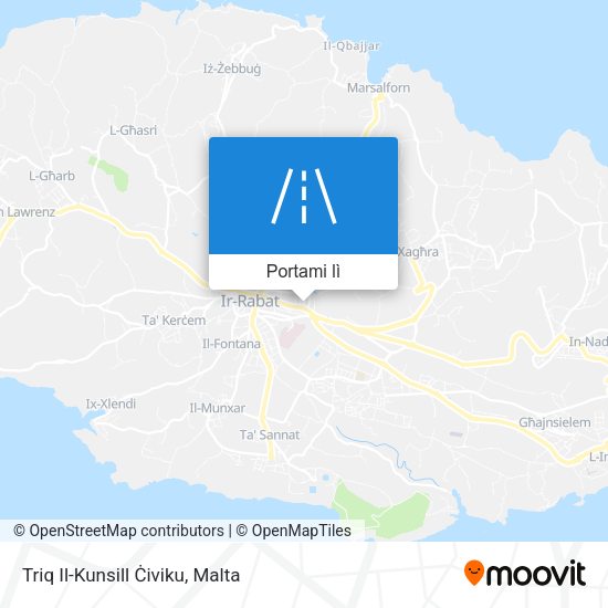 Mappa Triq Il-Kunsill Ċiviku